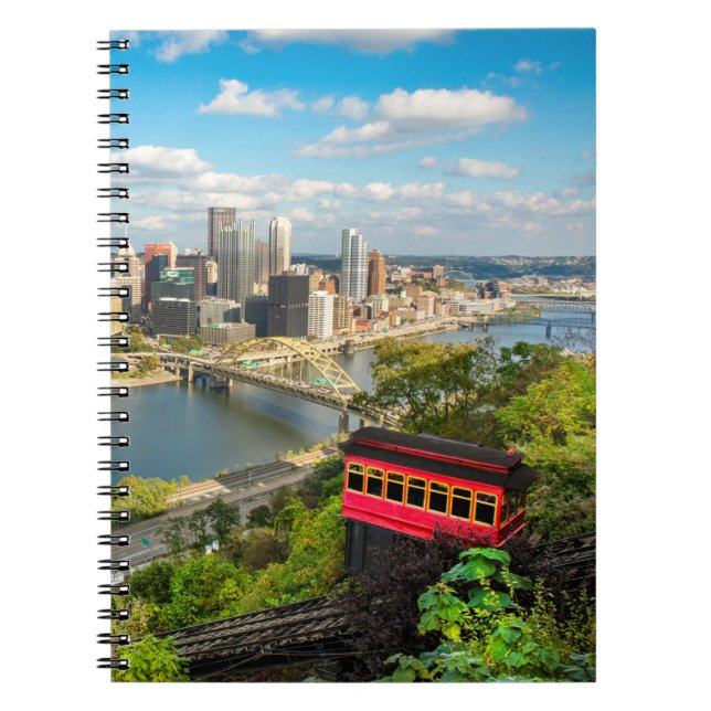 Pittsburgh Pennsylvania Duquesne Incline Notebook (Front)