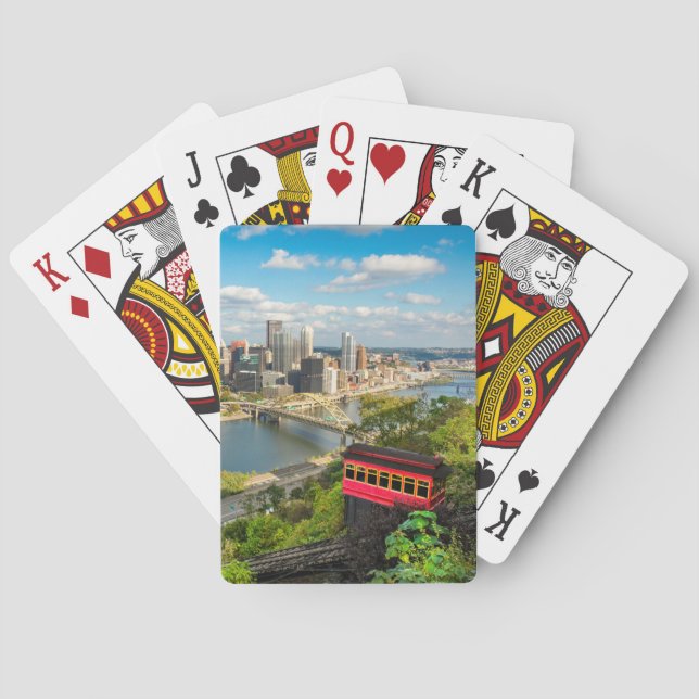 Pittsburgh Pennsylvania Duquesne Incline Playing Cards (Back)