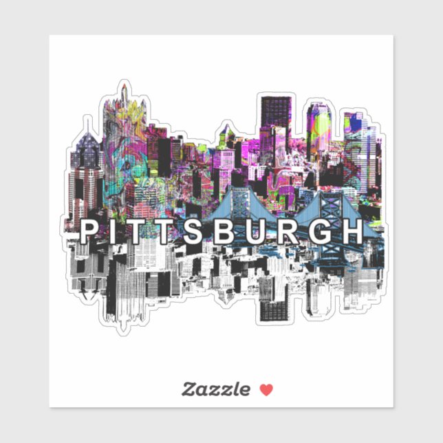 Pittsburgh, Pennsylvania in graffiti (Sheet)