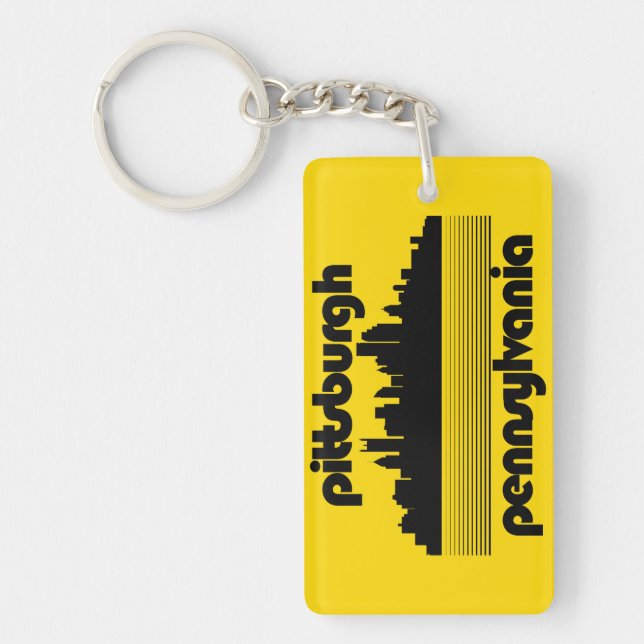 Pittsburgh Pennsylvania Key Ring (Front)