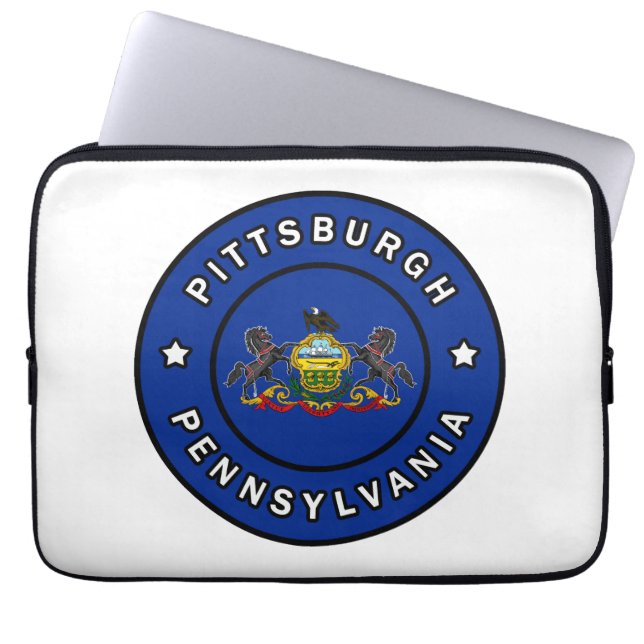 Pittsburgh Pennsylvania Laptop Sleeve (Front)