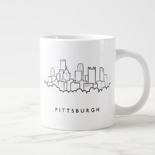 Pittsburgh Pennsylvania Large Coffee Mug