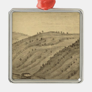 Pittsburgh, Pennsylvania Metal Tree Decoration