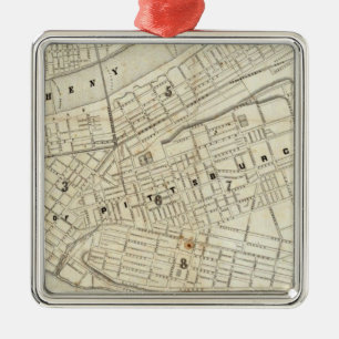 Pittsburgh, Pennsylvania Metal Tree Decoration