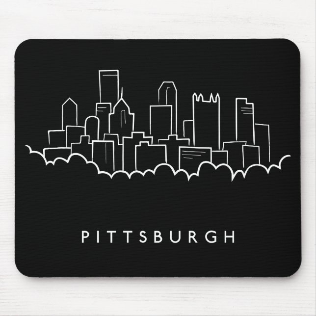 Pittsburgh Pennsylvania Mouse Mat (Front)