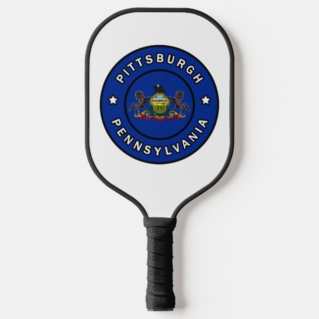 Pittsburgh Pennsylvania Pickleball Paddle (Front)