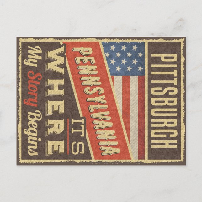 Pittsburgh Pennsylvania Postcard (Front)