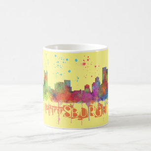PITTSBURGH PENNSYLVANIA SKYLINE COFFEE MUG