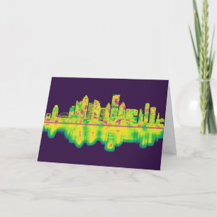 Pittsburgh Pennsylvania Skyline Holiday Card