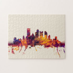 Pittsburgh Pennsylvania Skyline Jigsaw Puzzle