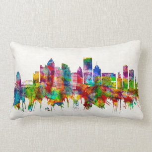 Pittsburgh Pennsylvania Skyline Lumbar Cushion