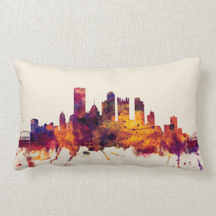 Pittsburgh Pennsylvania Skyline Lumbar Cushion
