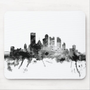 Pittsburgh Pennsylvania Skyline Mouse Mat