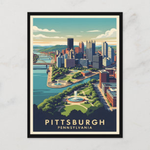 Pittsburgh, Pennsylvania Skyline Postcard