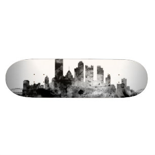 Pittsburgh Pennsylvania Skyline Skateboard