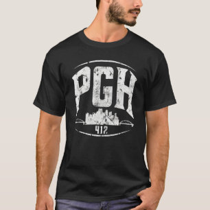 Pittsburgh Pennsylvania Steel City Skyline Pgh Hom T-Shirt