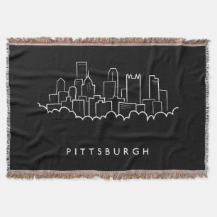Pittsburgh Pennsylvania Throw Blanket
