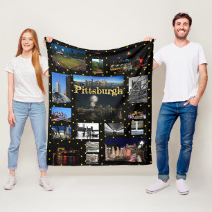 Pittsburgh Photo Fleece Blanket