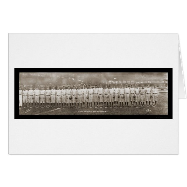 Pittsburgh Pirates Club Photo 1909 (Front Horizontal)
