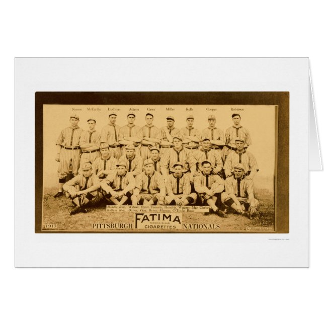 Pittsburgh Pirates Team 1913 (Front Horizontal)