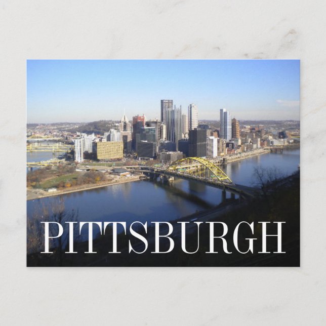 Pittsburgh Postcard (Front)