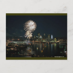 Pittsburgh Postcard Light Up Night "One of a Kind"