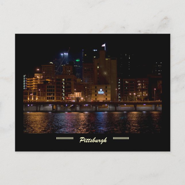 Pittsburgh Postcard - Mon Wharf (Front)