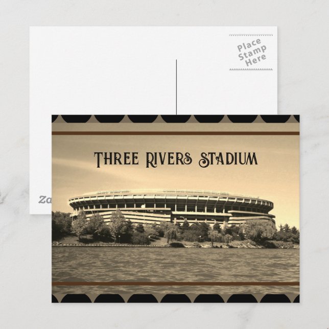 Pittsburgh Postcard - Three Rivers Stadium (Front/Back)