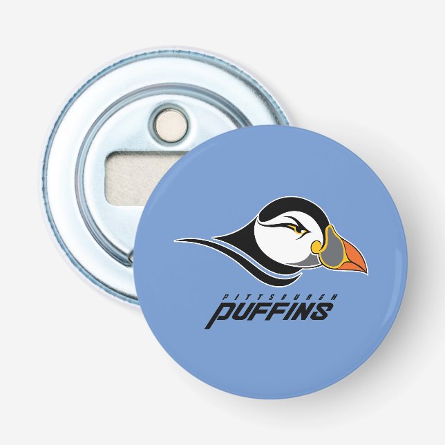 Pittsburgh Puffins Logo Bottle Opener (Front)