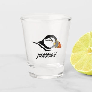 Pittsburgh Puffins Logo Shot Glass