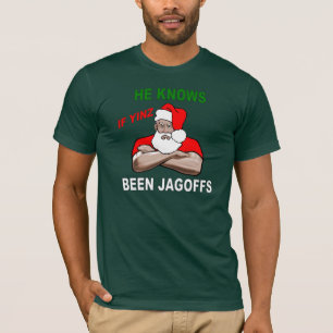 PITTSBURGH SANTA SHIRT DARK