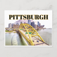 Pittsburgh skyline and Fort Pitt Bridge