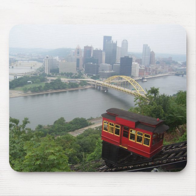 Pittsburgh Skyline Mouse Mat (Front)
