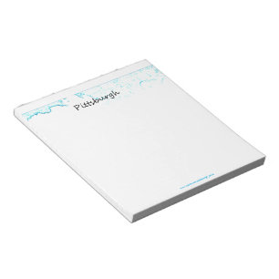 Pittsburgh Skyline Notepad