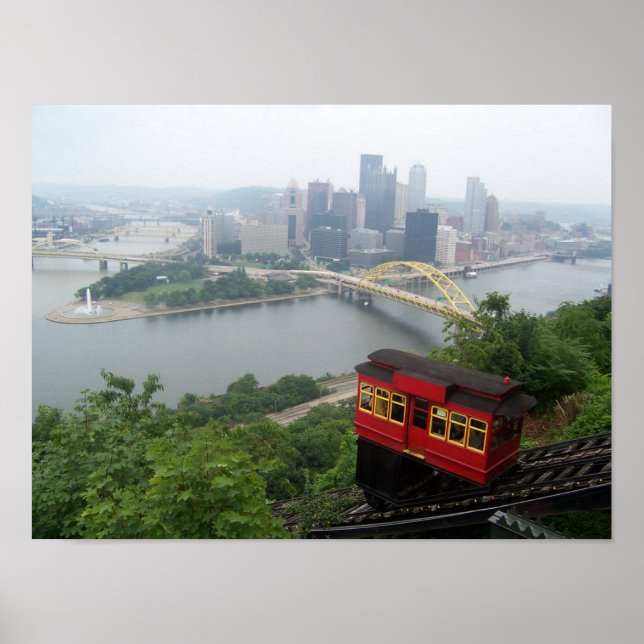 Pittsburgh Skyline Poster (Front)