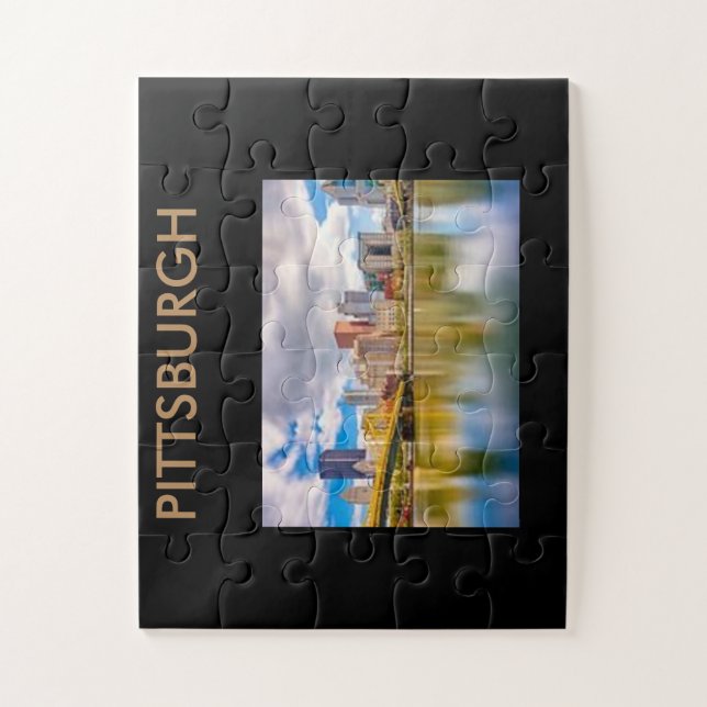 PITTSBURGH SKYLINE PUZZLE (Vertical)