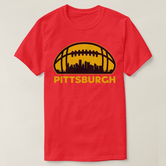 Pittsburgh  Skyline T-Shirt (Design Front)