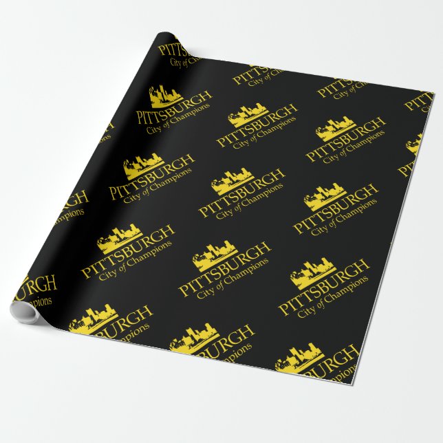 PITTSBURGH WRAPPING PAPER (Unrolled)