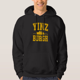 Pittsburgh Yinz Yinzer Steel City Skyline 412 Hom Hoodie