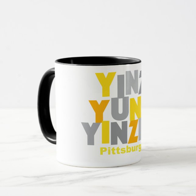 PITTSBURGH YINZER MUG (Front Left)