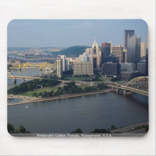 Pittsburgh's Golden Triangle, Pennsylvania, U.S.A. Mouse Mat