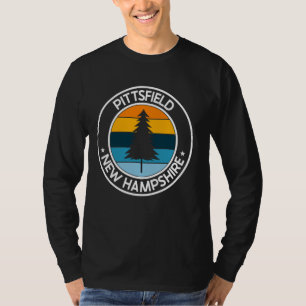Pittsfield New Hampshire NH USA City Pride Retro S T-Shirt