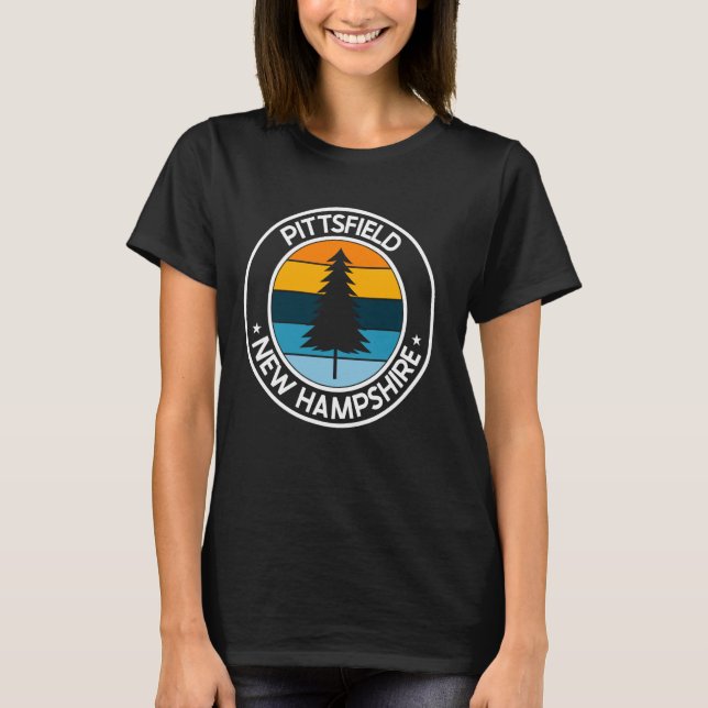 Pittsfield New Hampshire NH USA City Pride Retro S T-Shirt (Front)