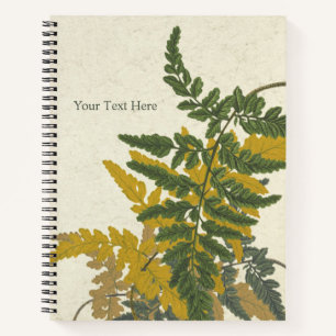 Pityrogramma chrysophylla Fern Notebook