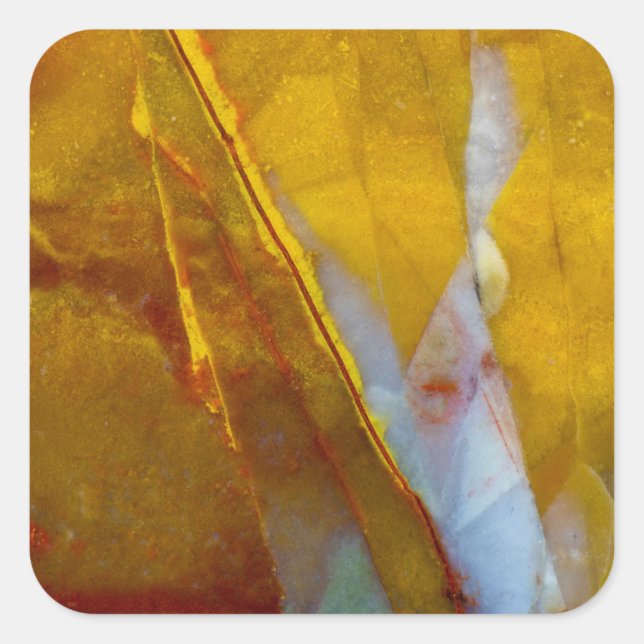 Piute Jasper Square Sticker (Front)
