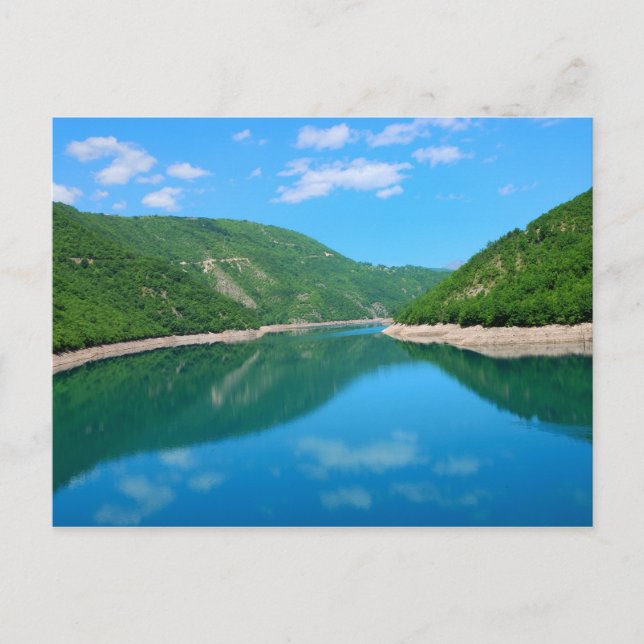 Piva lake in Montenegro Postcard (Front)