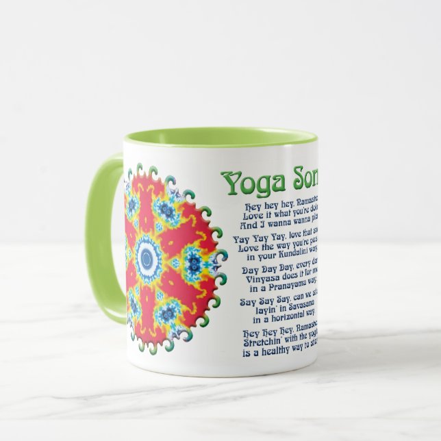 Pivitol Yoga Song Mug (Front Left)