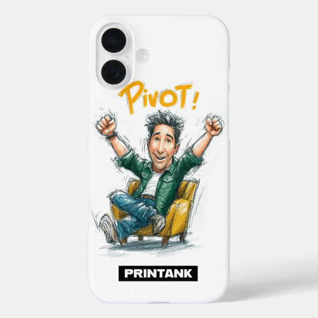 Pivot Cartoon iPhone 16/15 Case｜Gift for Aries Case-Mate iPhone Case (Back)
