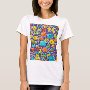 "Pixar-Inspired Pet Toys T-Shirt – Bright Minimali
