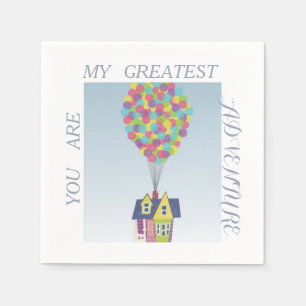 Pixar Up movie napkin